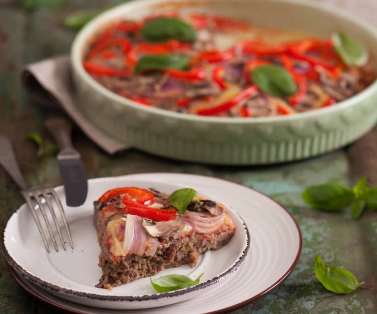 Mizza (pizza na mięsnym spodzie) Mizza (pizza na mięsnym spodzie)