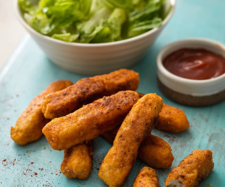 Chrupiące paluszki z kurczaka (goujons) Chrupiące paluszki z kurczaka (goujons)