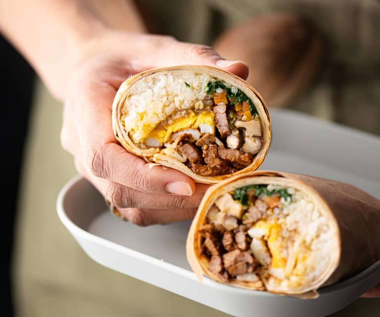 Bibimbap burrito Bibimbap burrito