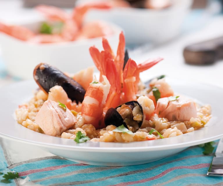 Risotto z owocami morza Risotto z owocami morza