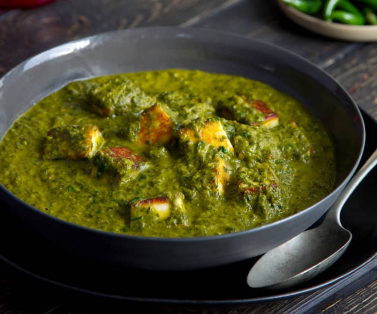 Indyjski ser ze szpinakiem (Palak Paneer) Indyjski ser ze szpinakiem (Palak Paneer)