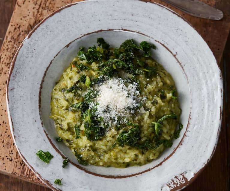 Risotto z jarmużem Risotto z jarmużem