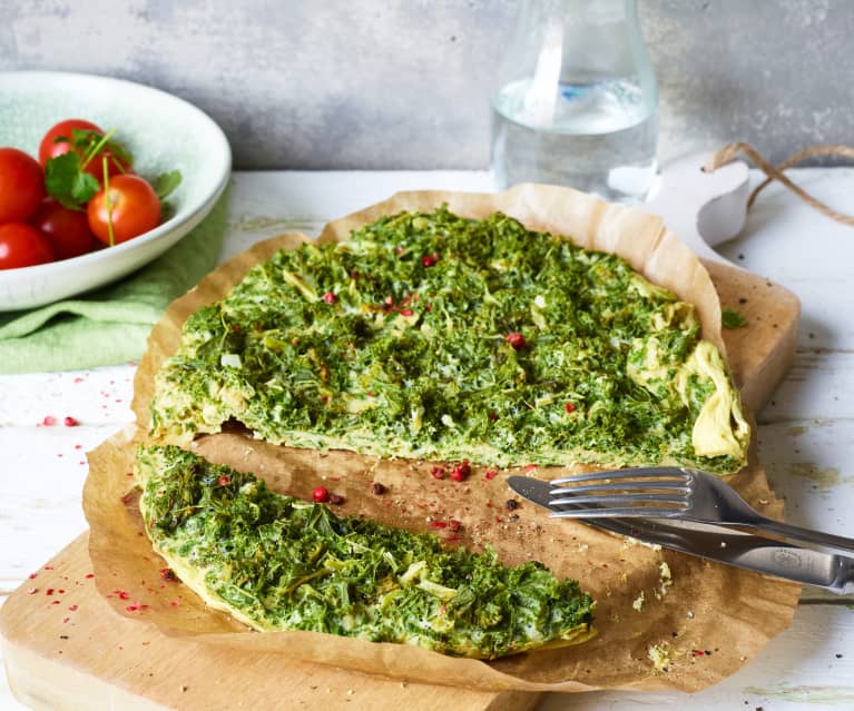 Omlet z jarmużem Omlet z jarmużem
