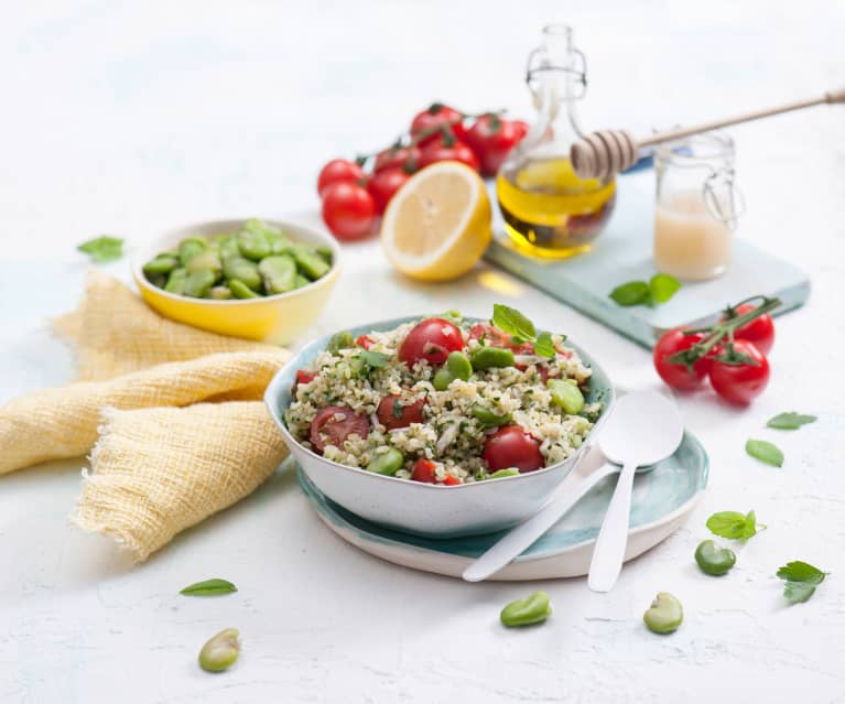 Tabbouleh z bobem Tabbouleh z bobem