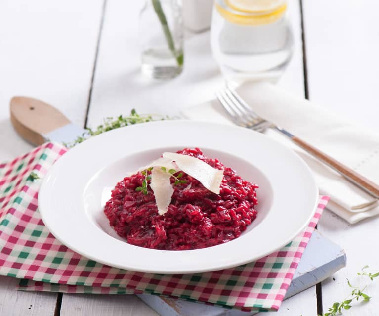 Risotto z burakami i balsamico Risotto z burakami i balsamico