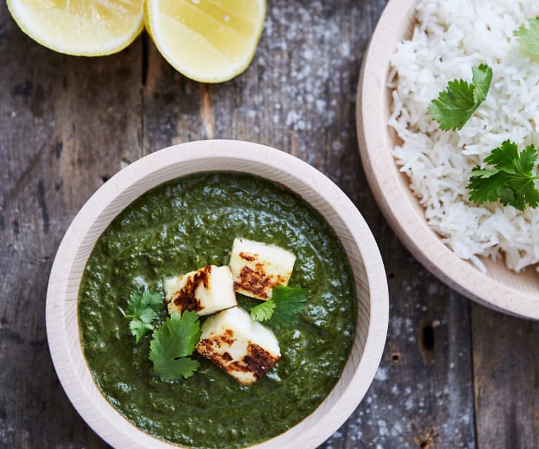 Paneer ze szpinakiem (Saag Paneer) Paneer ze szpinakiem (Saag Paneer)
