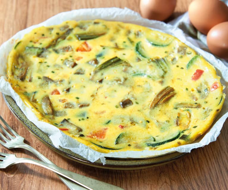 Frittata z resztkami warzyw Frittata z resztkami warzyw