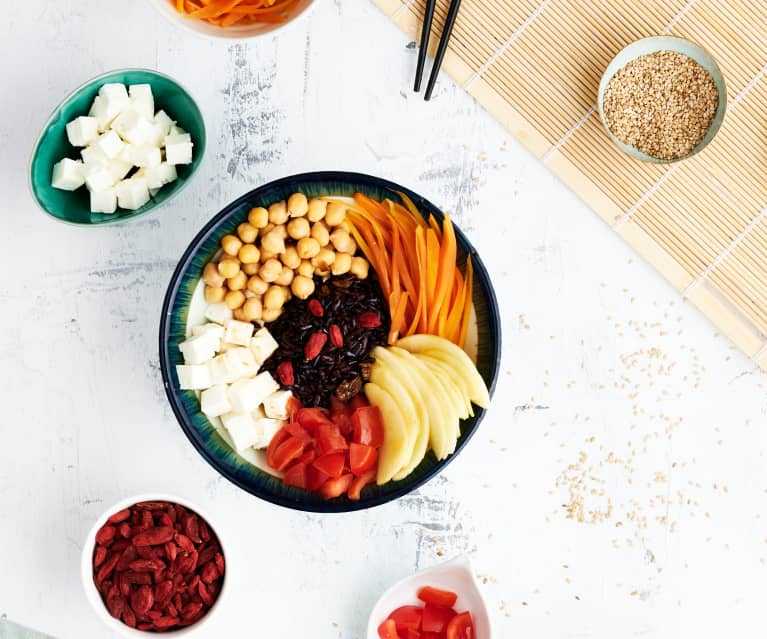 Wegetariański poke bowl Wegetariański poke bowl