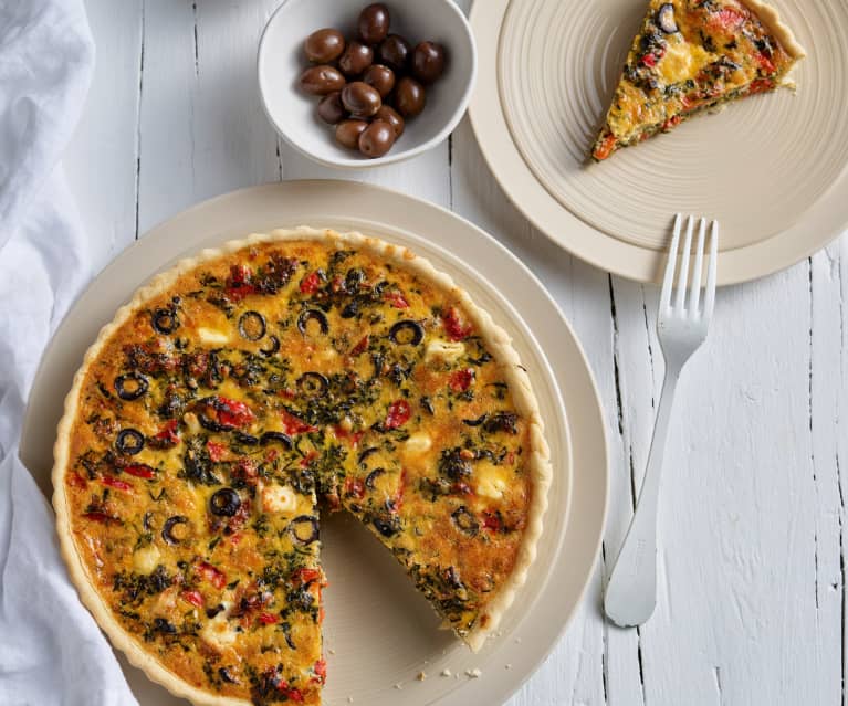 Quiche ze szpinakiem i papryką Quiche ze szpinakiem i papryką