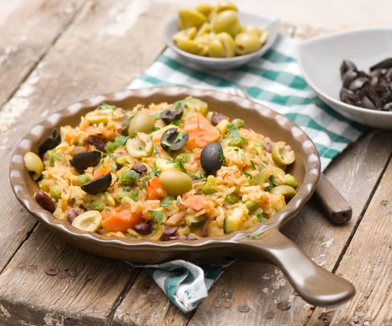 Wege Tex-Mex z brązowym ryżem Wege Tex-Mex z brązowym ryżem