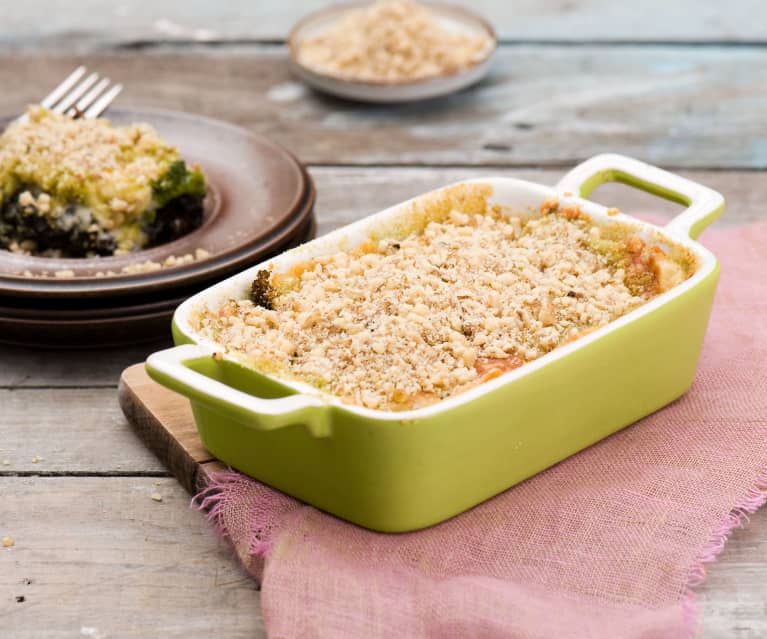 Kremowe gratin z jarmużu Kremowe gratin z jarmużu