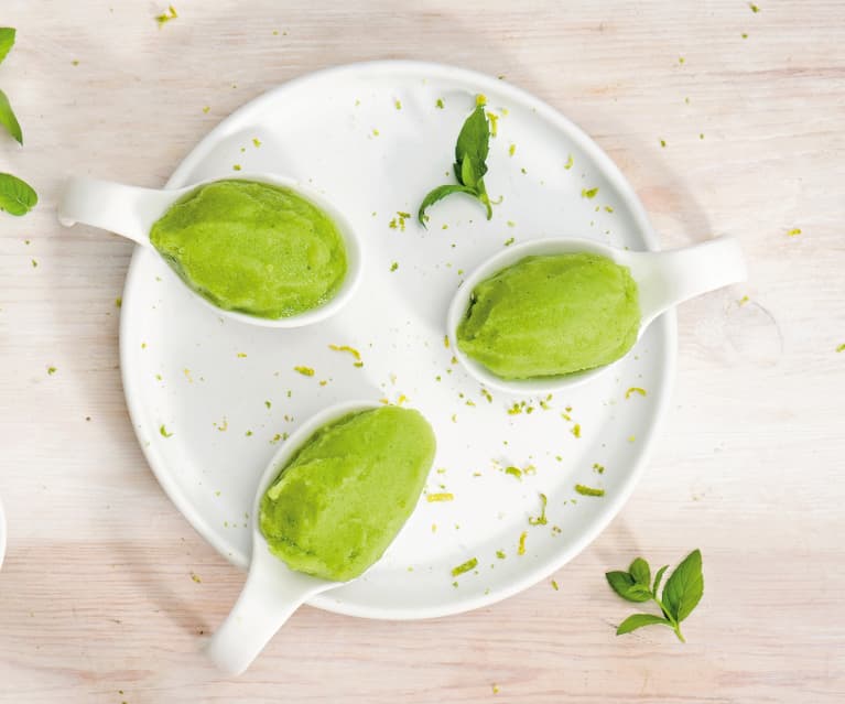 Sorbet z zielonego ogórka Sorbet z zielonego ogórka