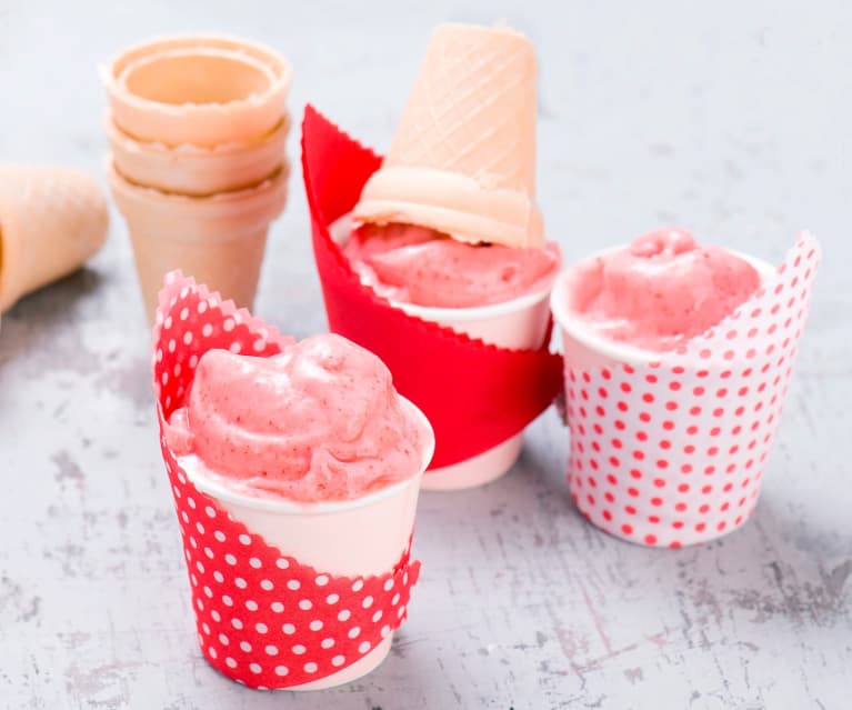 Lody jabłkowo - truskawkowe Lody jabłkowo - truskawkowe