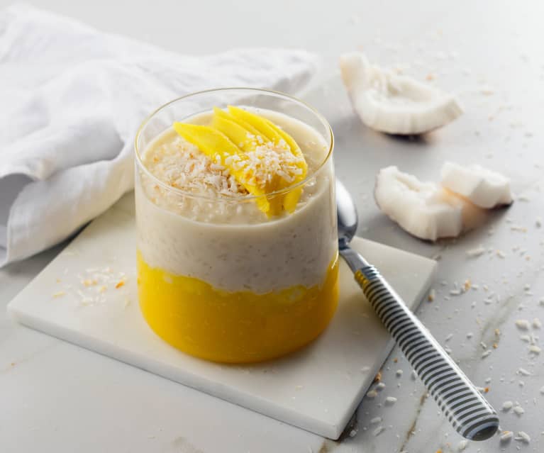 Ryż w mleku kokosowym z mango Ryż w mleku kokosowym z mango
