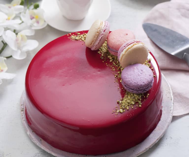 Tort czekoladowy z polewą lustrzaną (mirror glaze) Tort czekoladowy z polewą lustrzaną (mirror glaze)