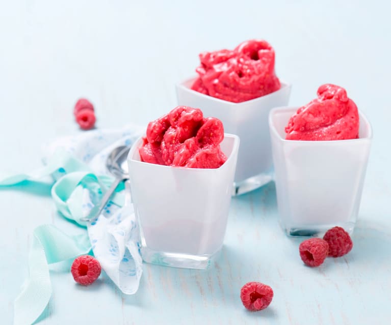 Lody maślankowe o smaku malinowo-pomarańczowym Lody maślankowe o smaku malinowo-pomarańczowym