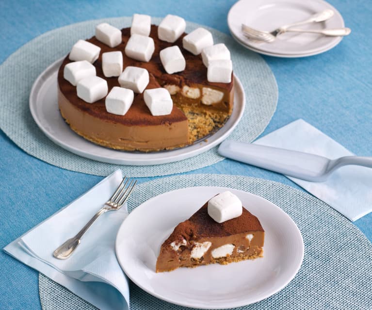 Czekoladowe ciasto na zimno z piankami marshmallow Czekoladowe ciasto na zimno z piankami marshmallow