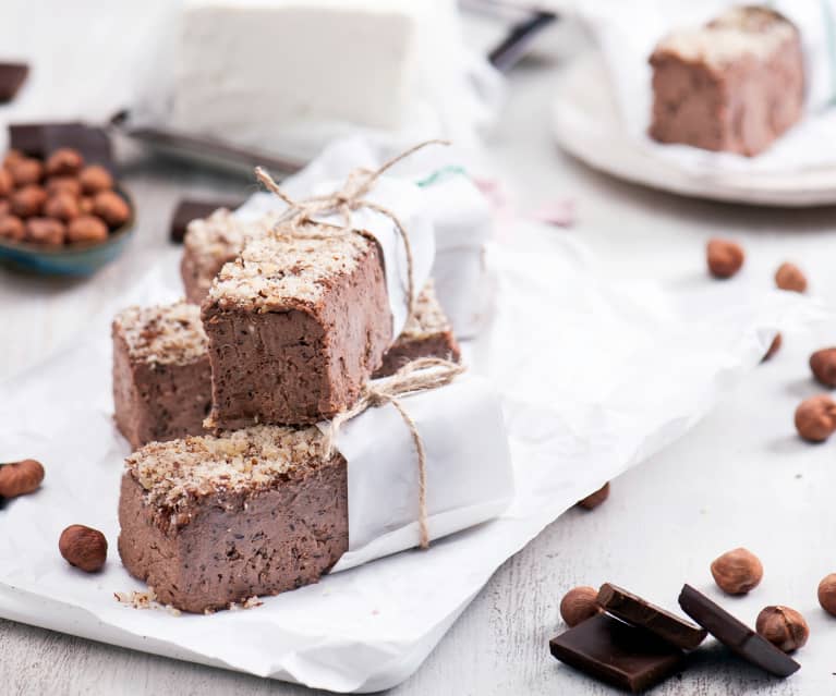 Proteinowy blok twarogowy z czekoladą Proteinowy blok twarogowy z czekoladą