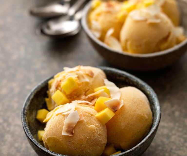 Lody z mango bez laktozy Lody z mango bez laktozy