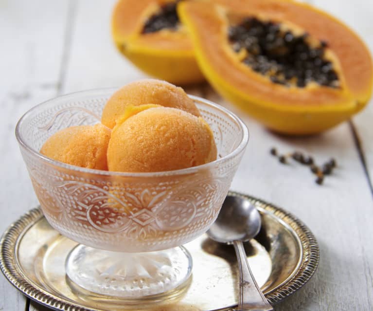 Sorbet z papai Sorbet z papai