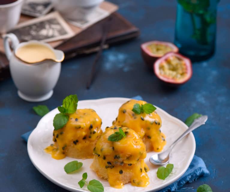 Angielski pudding z Varomy z sosem waniliowym Angielski pudding z Varomy z sosem waniliowym