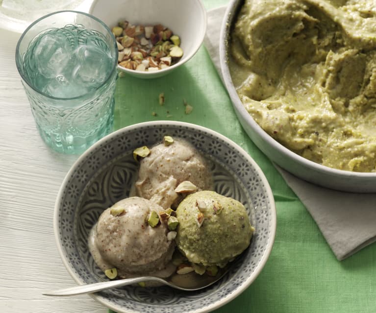 Lody pistacjowe i migdałowe Lody pistacjowe i migdałowe