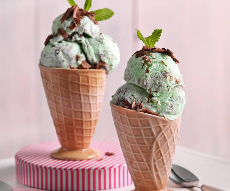 Lody miętowe z czekoladą Lody miętowe z czekoladą