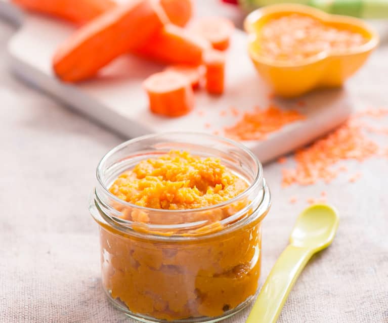 Purée z warzyw i soczewicy (dla dzieci) Purée z warzyw i soczewicy (dla dzieci)