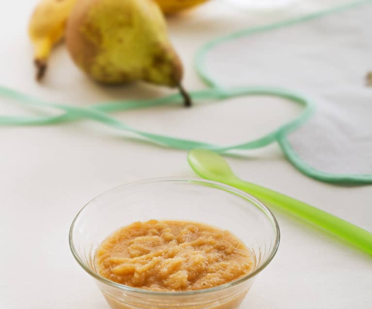 Przecier jabłkowo-gruszkowy z bananem Przecier jabłkowo-gruszkowy z bananem