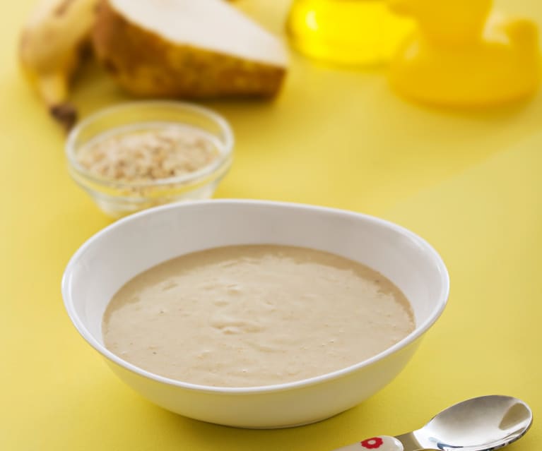 Owsianka z gruszką i bananem Owsianka z gruszką i bananem