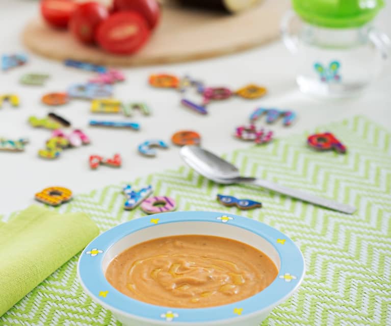 Purée z bakłażana i pomidorów (dla dzieci) Purée z bakłażana i pomidorów (dla dzieci)