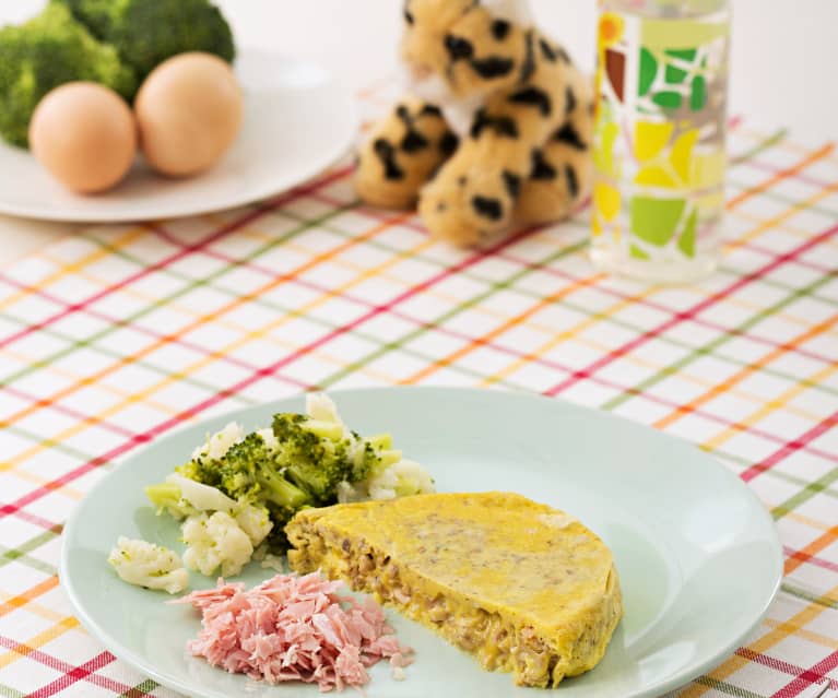 Omlet z pieczarkami i serem (dla dzieci) Omlet z pieczarkami i serem (dla dzieci)