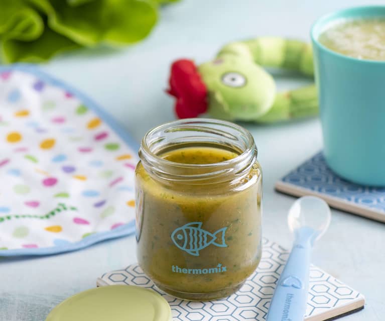 Purée z marchewki, ziemniaka i sałaty (od 6. miesiąca życia) Purée z marchewki, ziemniaka i sałaty (od 6. miesiąca życia)