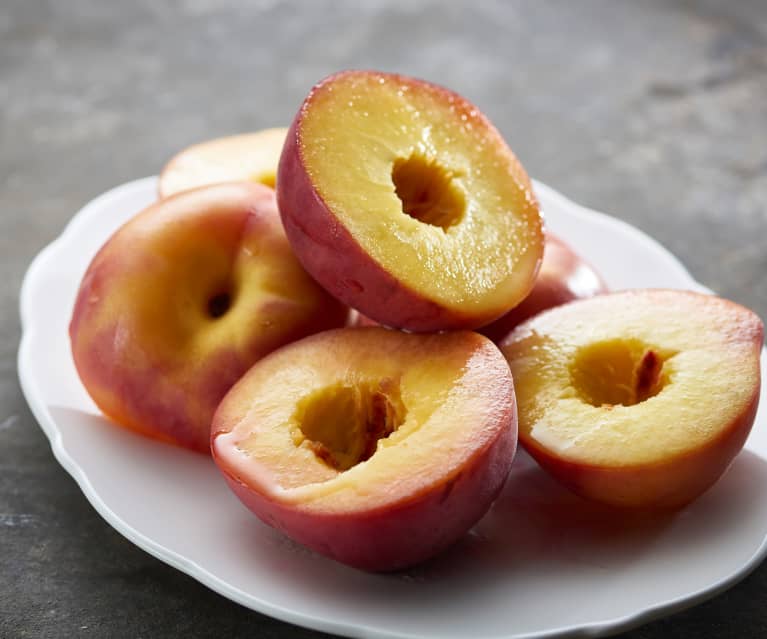 Gotowanie na parze brzoskwiń (300-450 g) Gotowanie na parze brzoskwiń (300-450 g)
