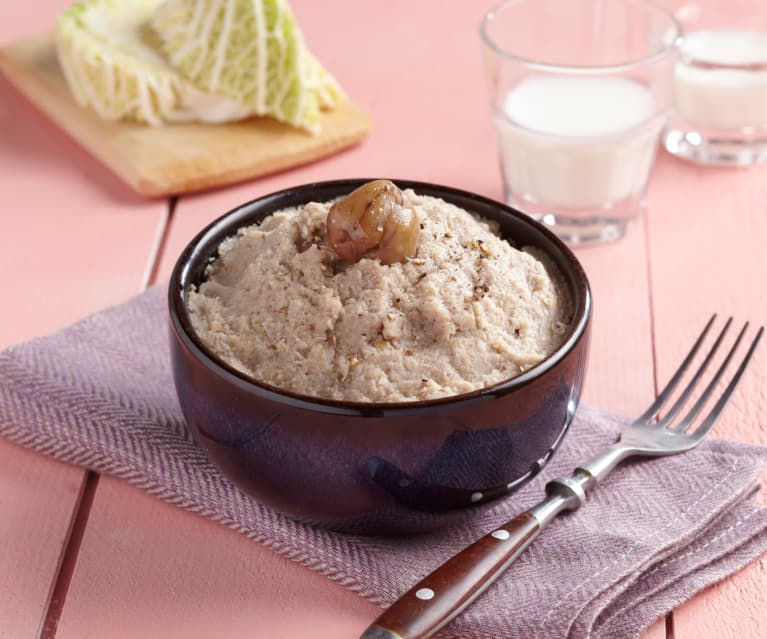 Purée z kapusty i kasztanów Purée z kapusty i kasztanów