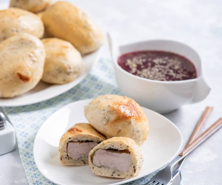 Polędwiczki w cieście drożdżowym Polędwiczki w cieście drożdżowym