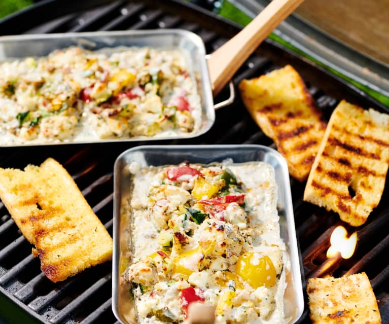 Grillowane warzywa z serem feta Grillowane warzywa z serem feta