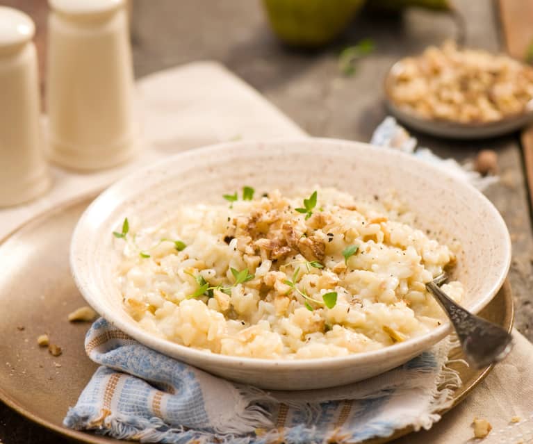 Risotto z gruszkami i serem gorgonzola Risotto z gruszkami i serem gorgonzola