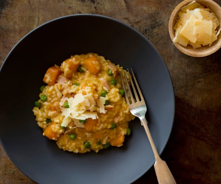 Risotto dyniowe z boczkiem Risotto dyniowe z boczkiem