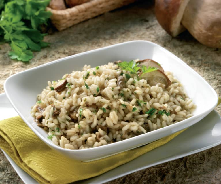 Risotto z grzybami bez alergenów Risotto z grzybami bez alergenów