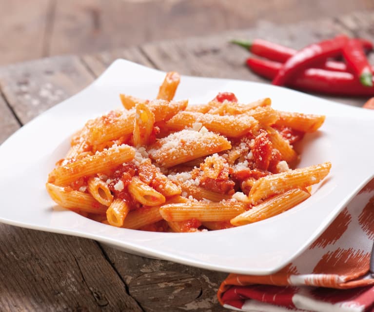 Penne all'arrabbiata Penne all'arrabbiata