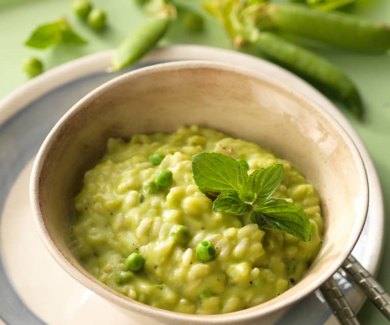 Risotto z groszkiem i miętą Risotto z groszkiem i miętą