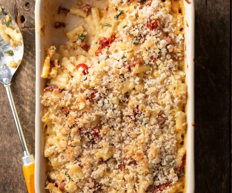 Mac'n'cheese z chorizo i papryką Mac'n'cheese z chorizo i papryką