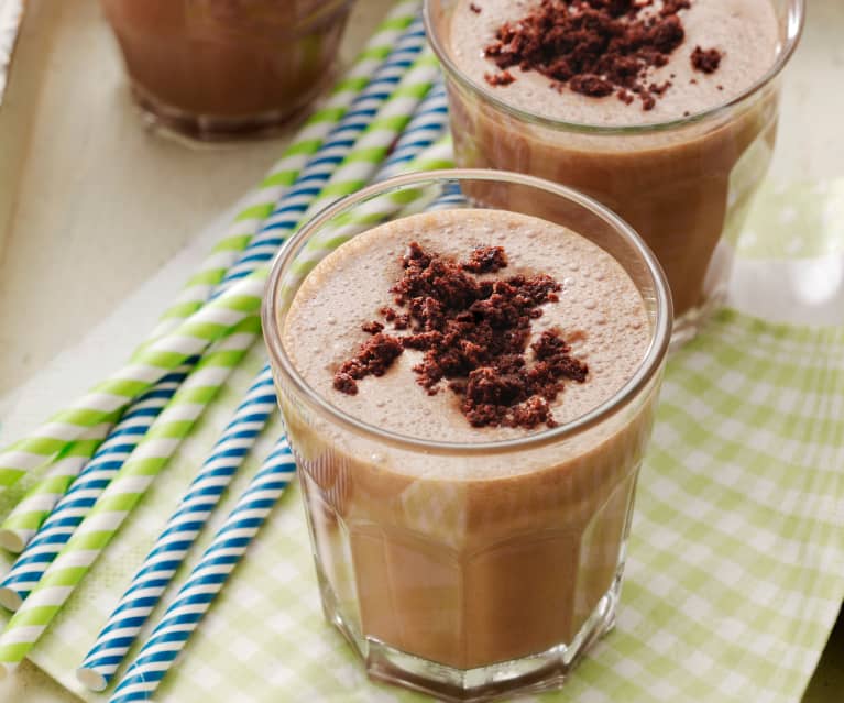 Koktajl mleczny z brownie Koktajl mleczny z brownie