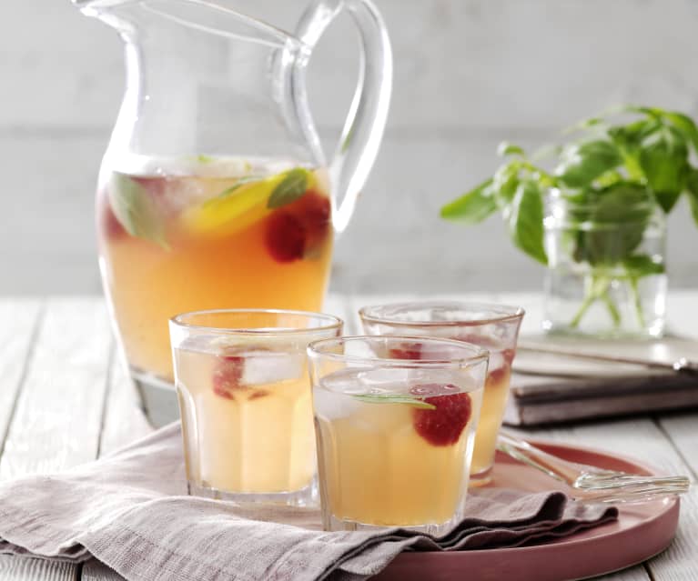 Malinowa sangria z bazylią Malinowa sangria z bazylią