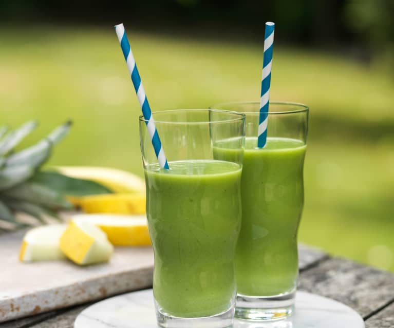 Zielone smoothie z melonem i szpinakiem Zielone smoothie z melonem i szpinakiem