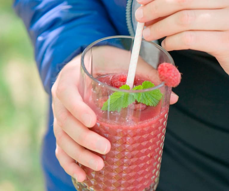 Smoothie malina-borówka-banan Smoothie malina-borówka-banan
