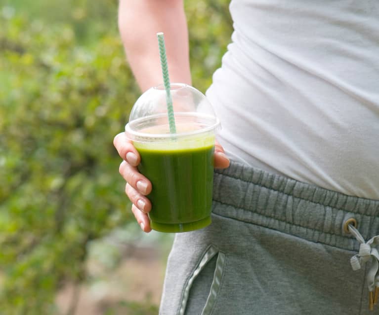 Smoothie jabłko-melon-szpinak Smoothie jabłko-melon-szpinak