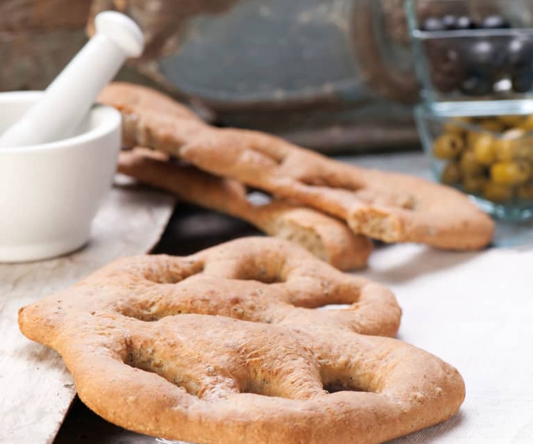 Fougasse - chleb francuski Fougasse - chleb francuski