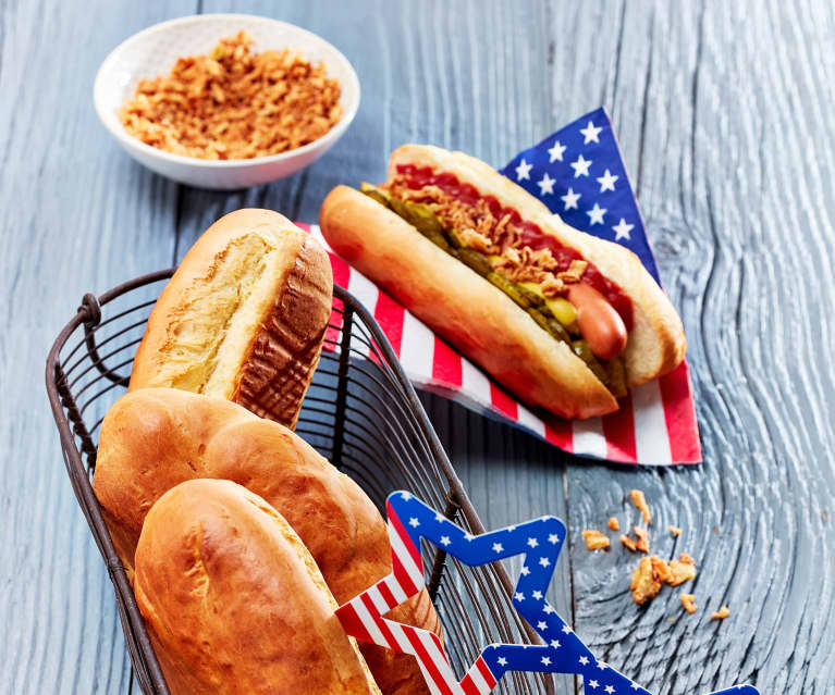 Domowe bułki do hot dogów Domowe bułki do hot dogów